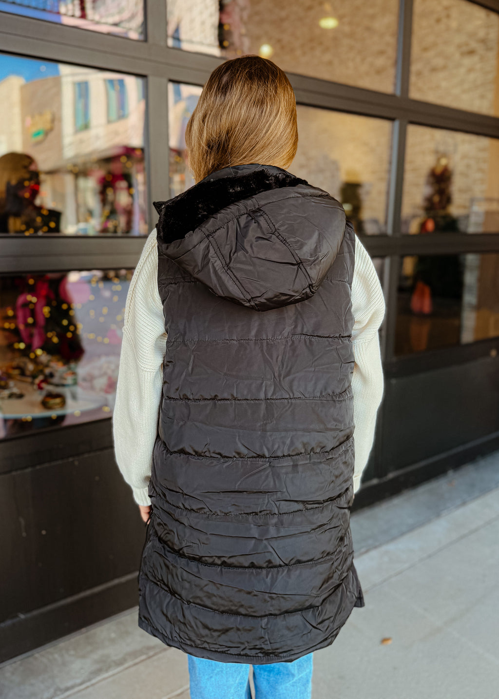 Long down jacket