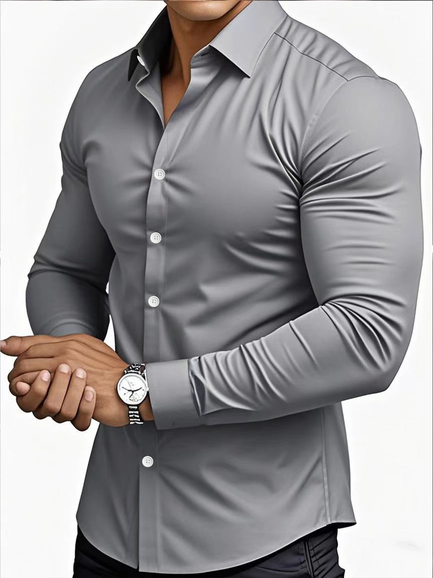 Casual stretch shirt for everyday wear