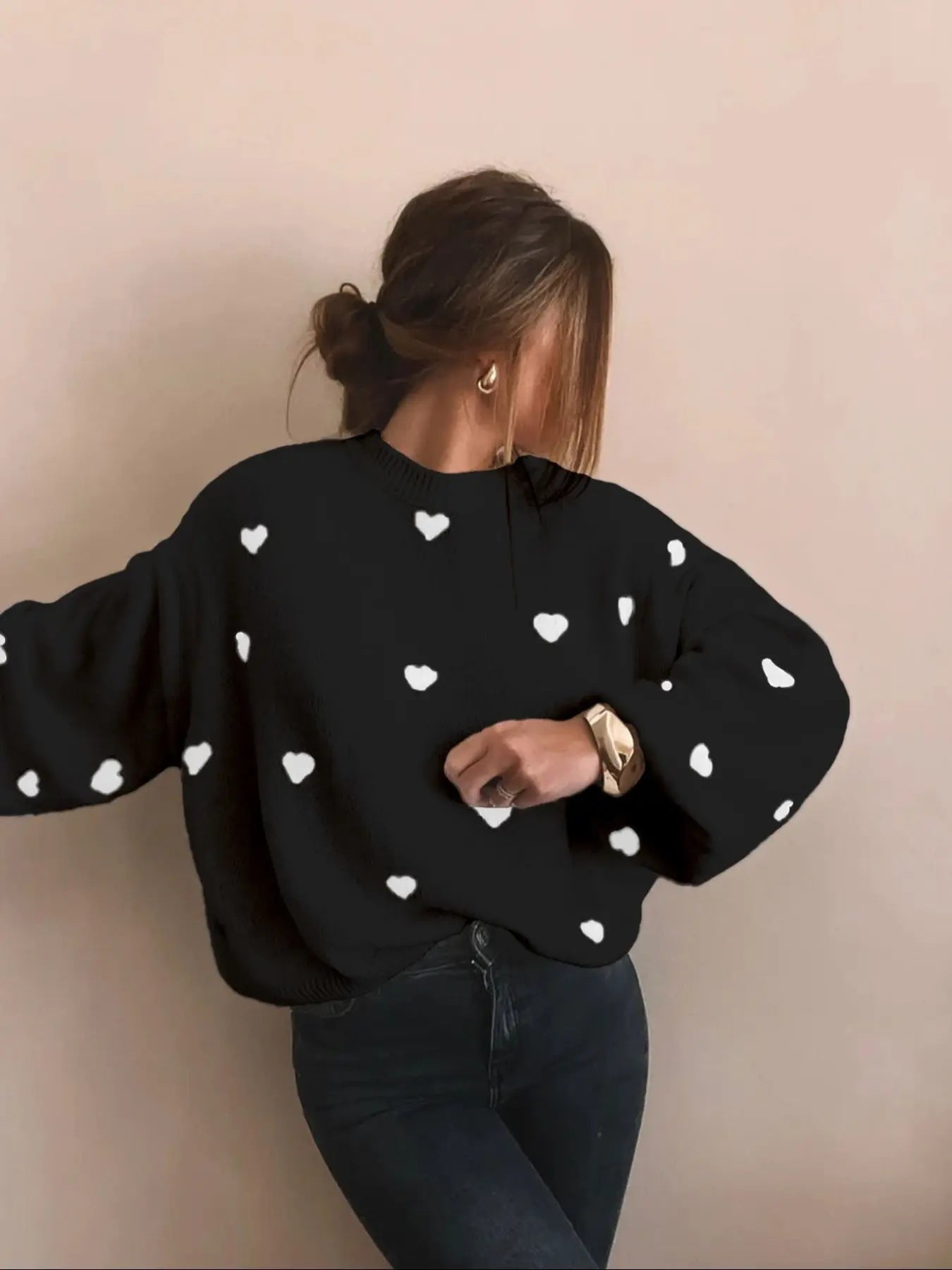 Everyday Crew Print Sweater